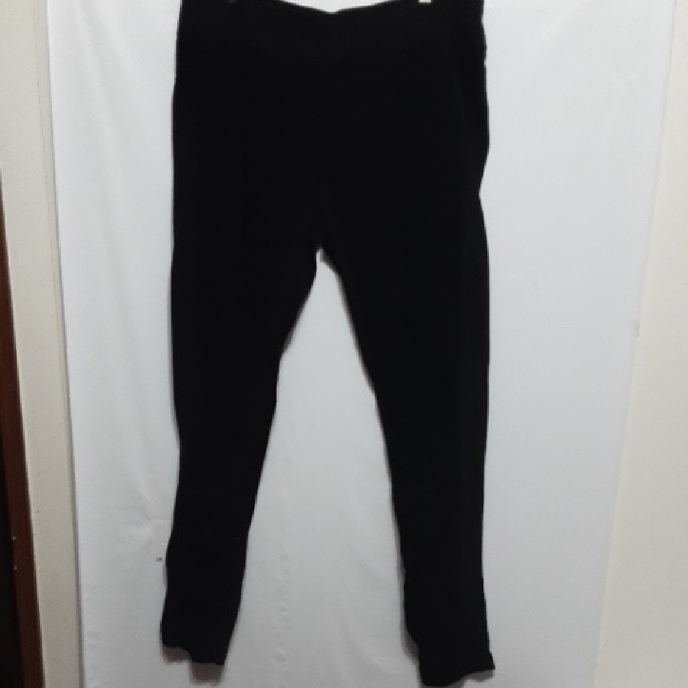 WEARABLES Black Contrast Material  Scunch Bottoms‎ Pant